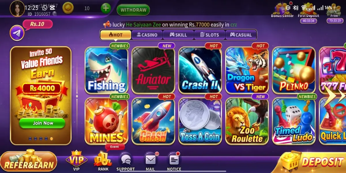 Pak Win 777 Game